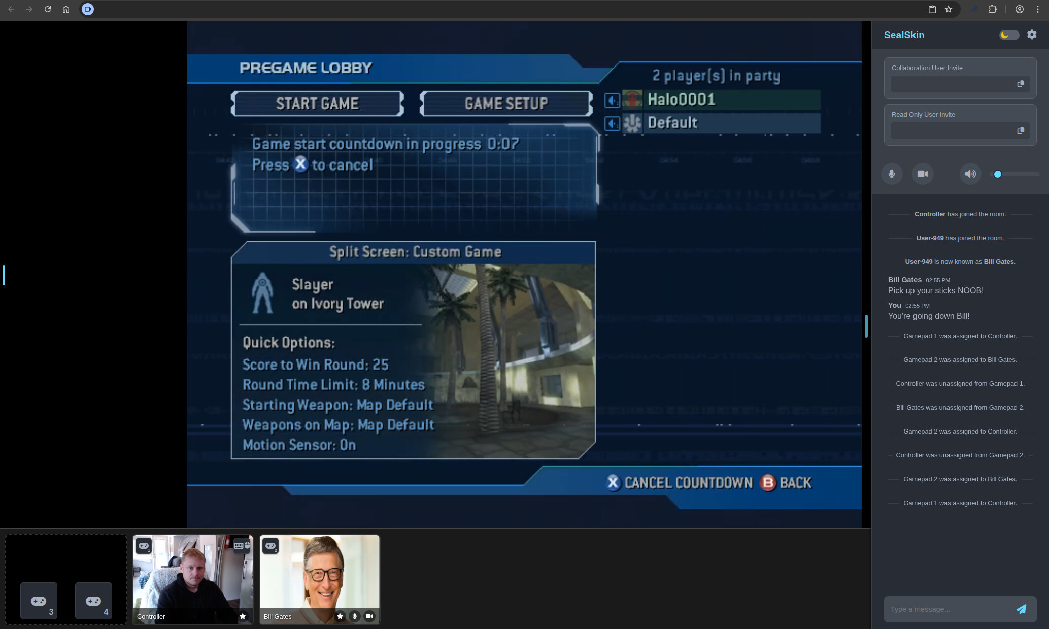 SealSkin Collaboration Interface